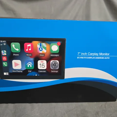 7-inch CarPlay Monitor – Boxed