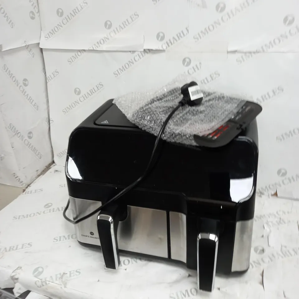 BOXED OUTLET COOK'S ESSENTIALS DUAL AIR FRYER