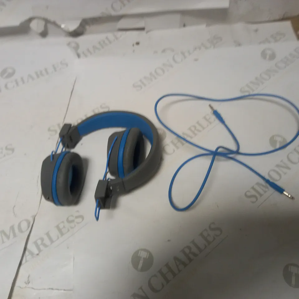 JLAB AUDIO JBUDDIES BLUE HEADPHONES 