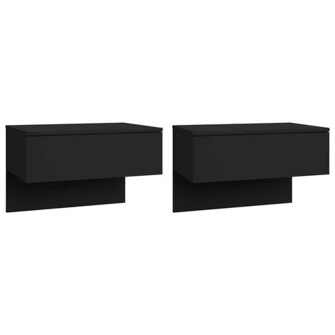 BOXED JAIANNAH WALL-MOUNTED BEDSIDE CABINET (1 BOX)