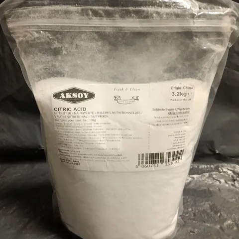 AKSOV CITRIC ACID – 3.2 KG BULK PACK 
