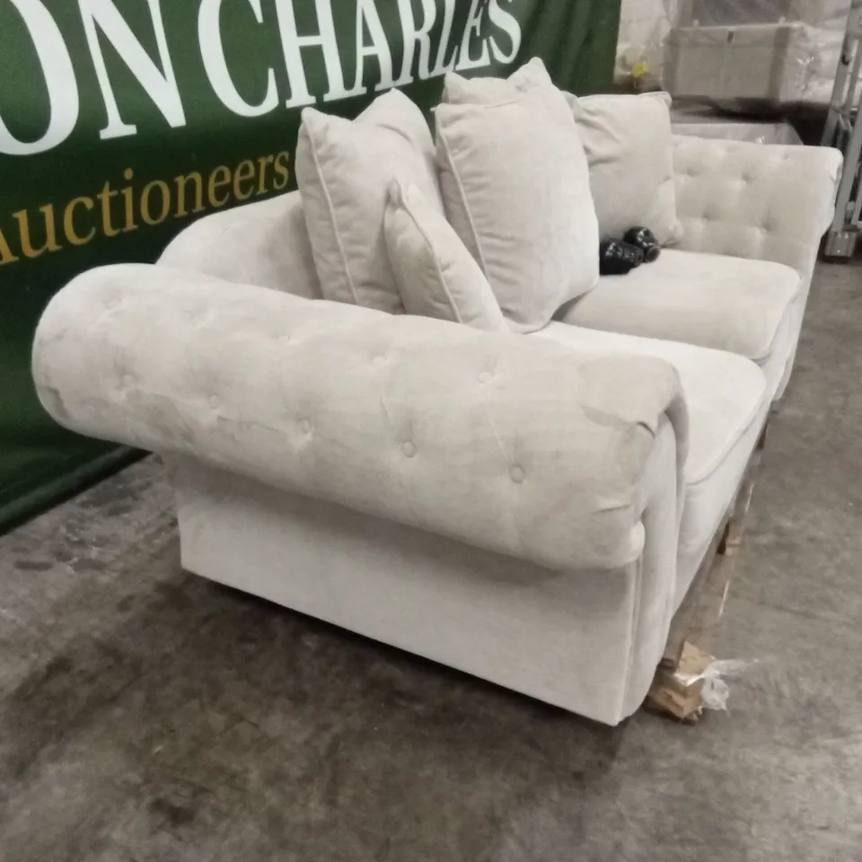WINDSOR 2 SEATER FABRIC SCATTER BACK SOFA RRP £899