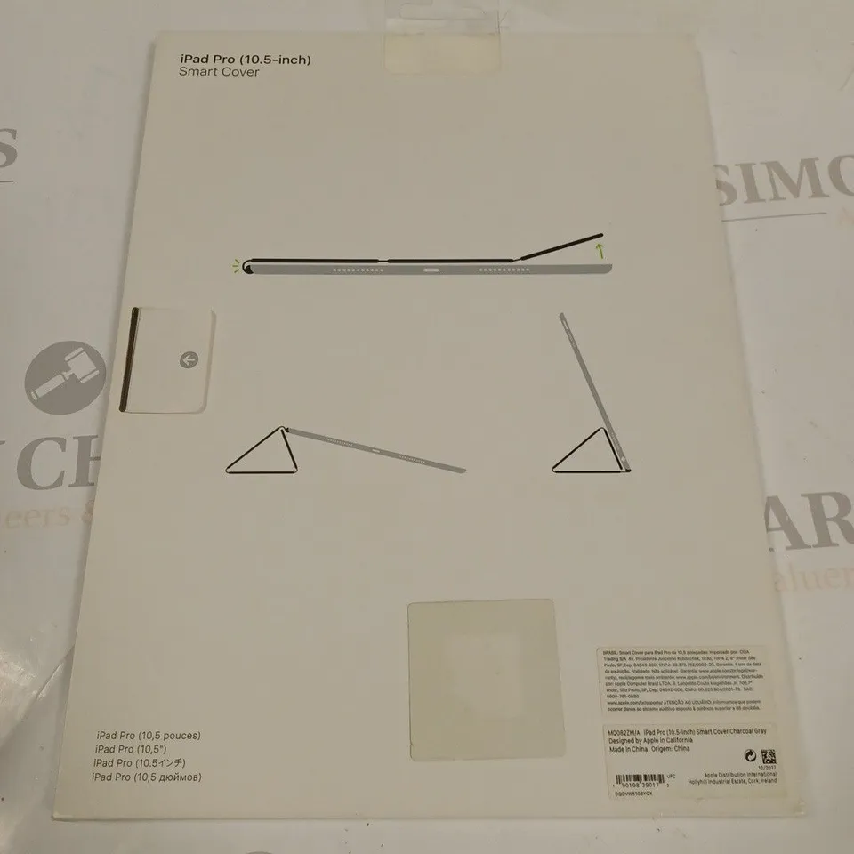 IPAD PRO 10.5" SMART COVER IN CHARCOAL GREY
