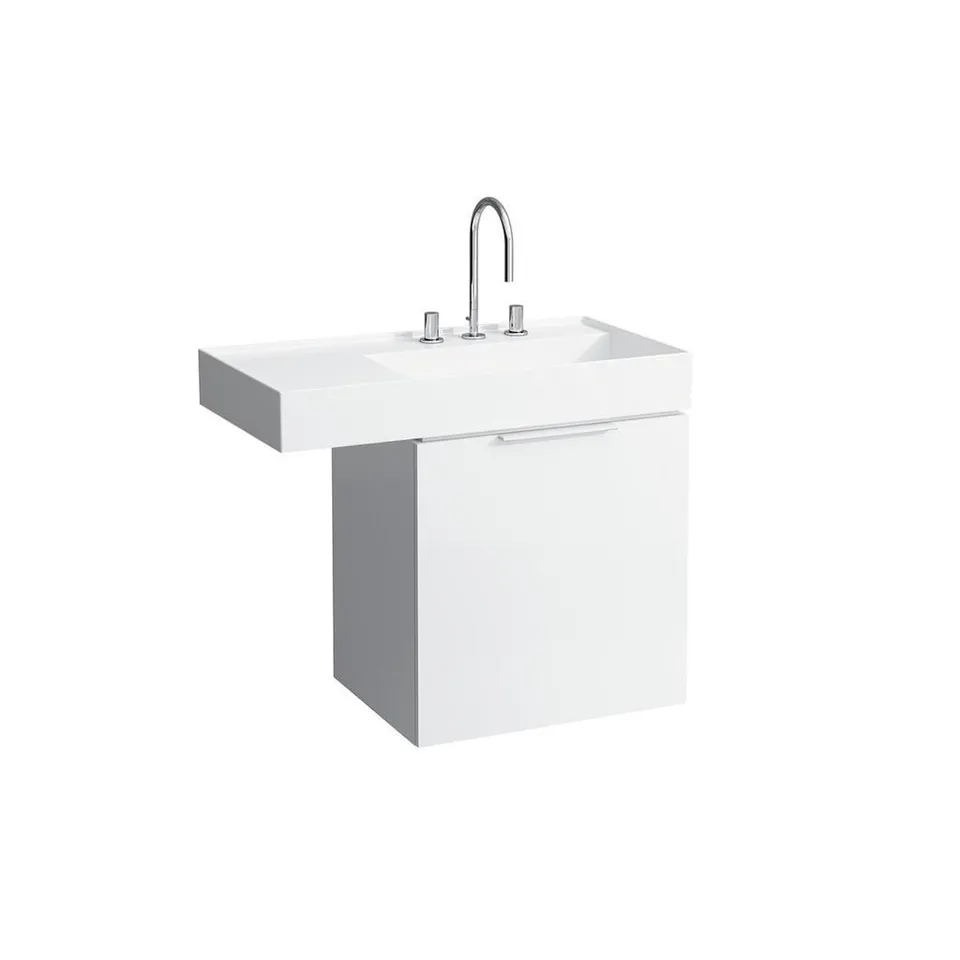 BOXED LAUFEN VANITY UNIT BASE - WHITE GLOSSY