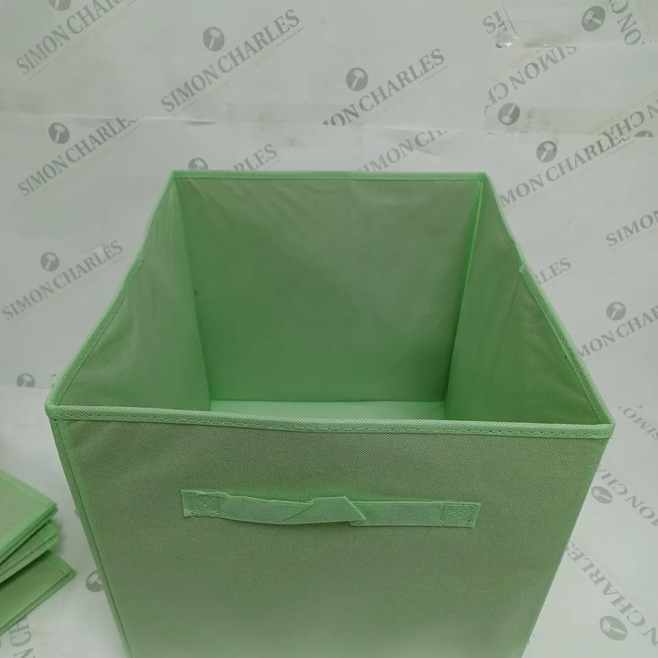 SET OF 4 FOLDABLE BOXES GREEN