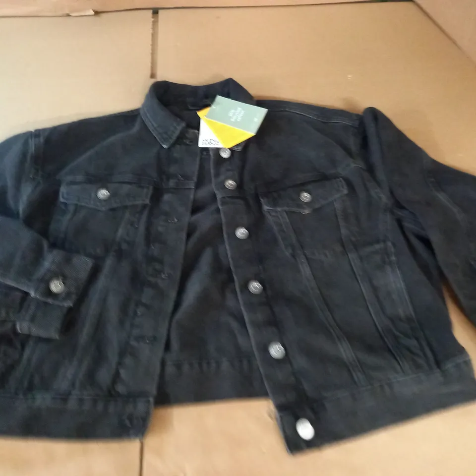 DIVIDED BLACK DENIM JACKET - EUR S