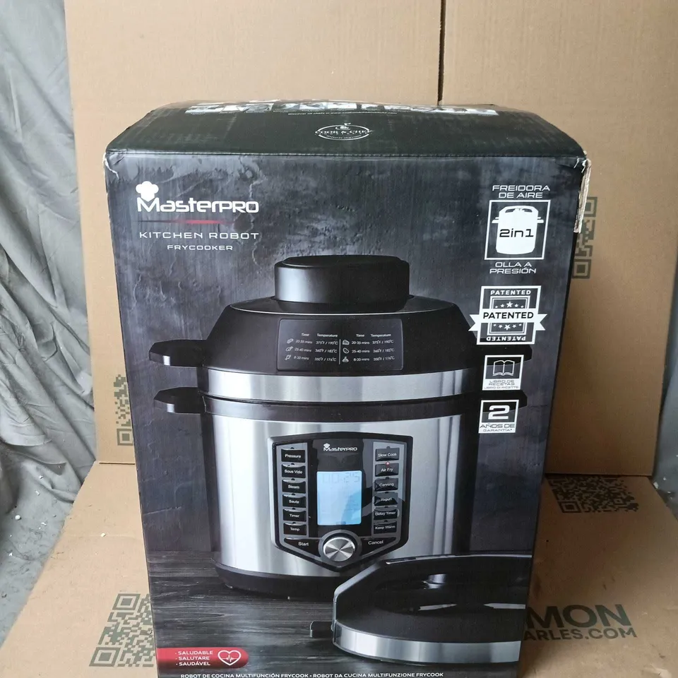MASTERPRO KITCHEN ROBOT FRY COOKER BOXED