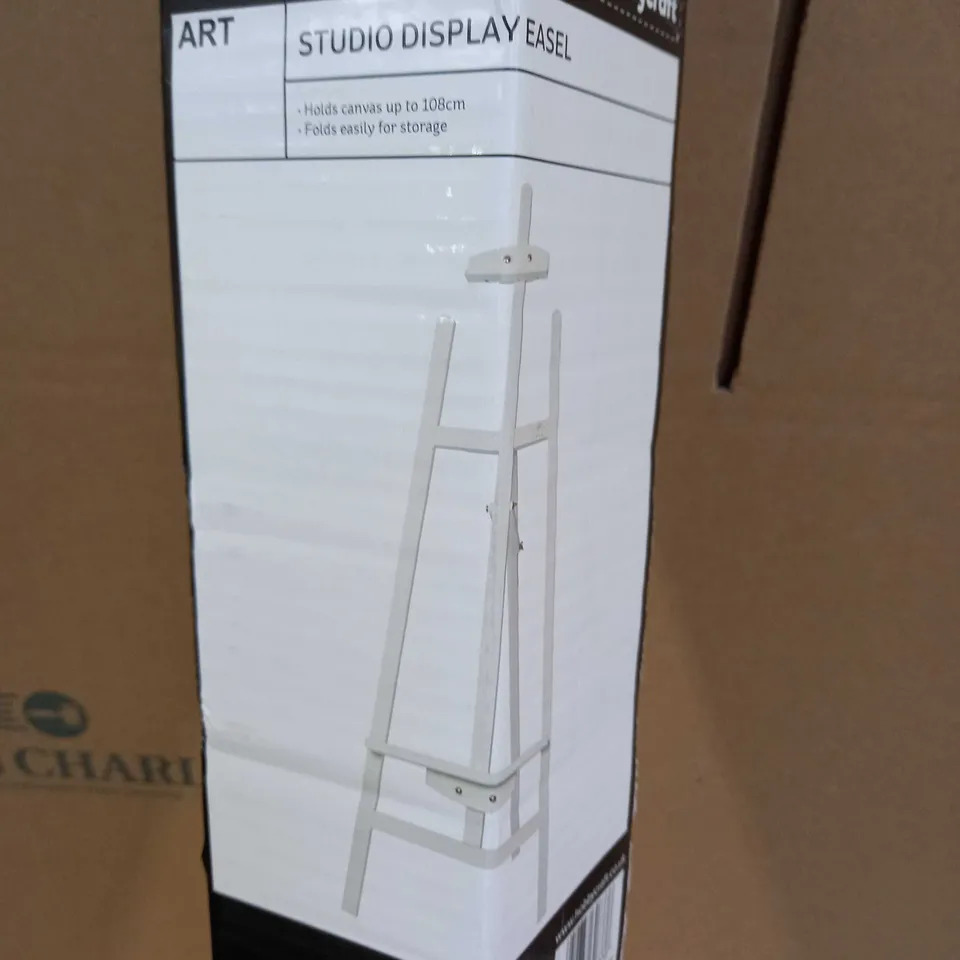 HOBBYCRAFT STUDIO DISPLAY EASEL WHITE 