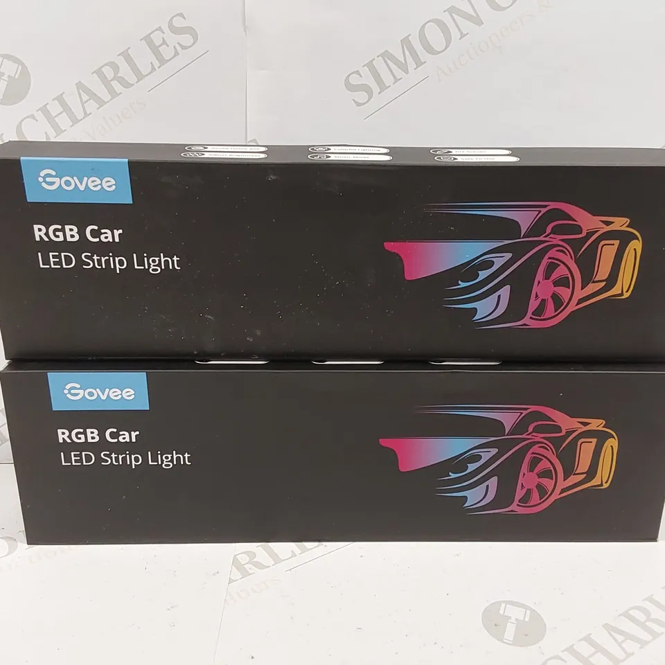 2 BRAND NEW GOVEE RGB CAR STRIPS