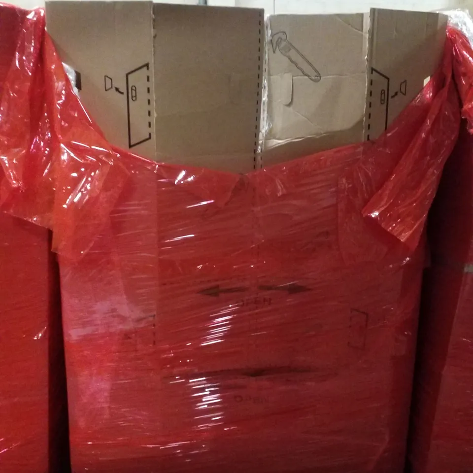 PALLET CONTAINING ASSORTED PRODUCTS INCLUDING DART BOARD SURROUND, WALL HUNG TV MOUNT, KEYBOARD, PRINTER CARTRIDGES & IN CAR PHONE MOUNT