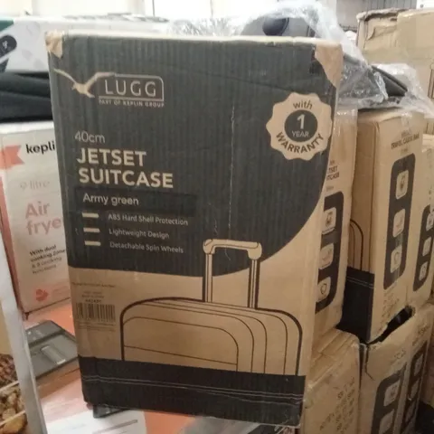 BOXED LUGG - 40CM JETSET SUITCASE ARMY GREEN 
