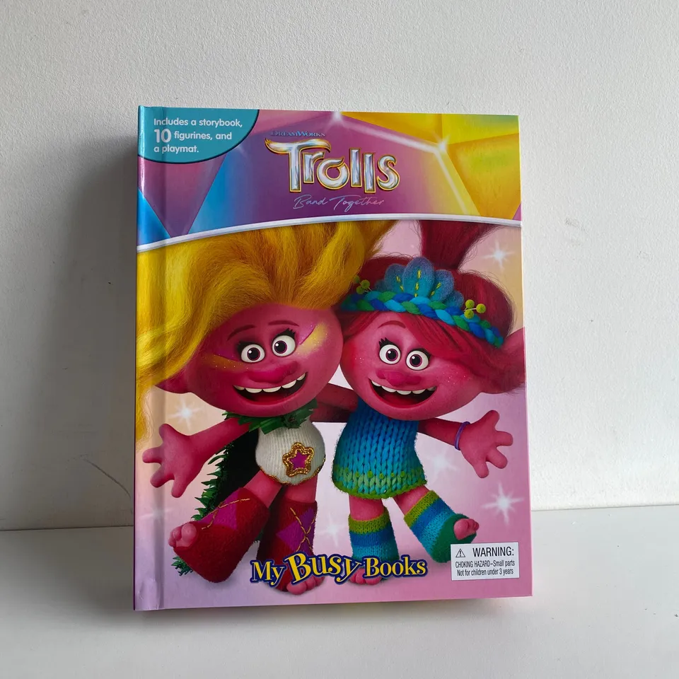 4 X DREAMWORKS TROLLS BUSY BOOK 
