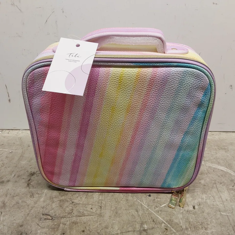 BOXED TILI MAKE UP ORGANISER VANITY CASE 