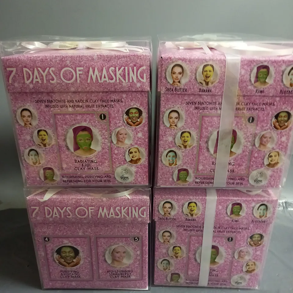 SKIN TREATS LOT OF 4 7 DAYS OF MASKING ADVENT CALENDER GIFT SET