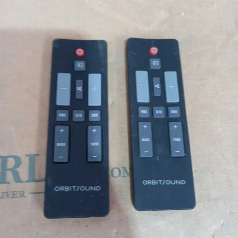 LOT OF 2 ORBITSOUND REMOTE CONTROLS