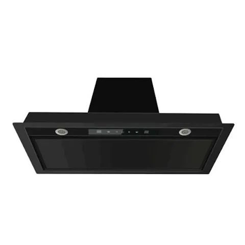 BOXED ELECTRIQ 80CM CANOPY COOKER HOOD - BLACK
