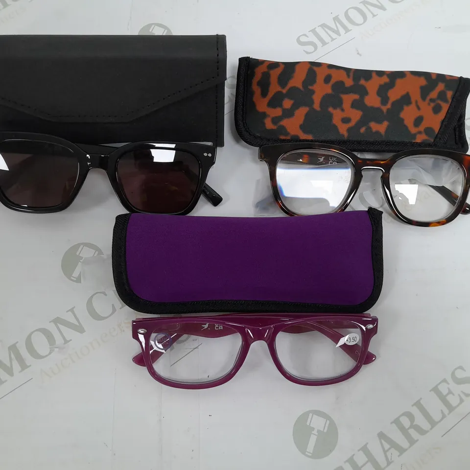 HUMMINGBIRD SUNGLASSE AND READING GLASSES 