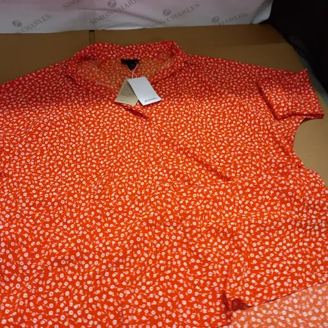 MONKL ORANGE FLORAL SHIRT - M