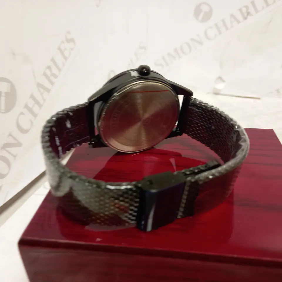 STOCKWELL DATE DIAL MESH STRAP WRISTWATCH RRP £650