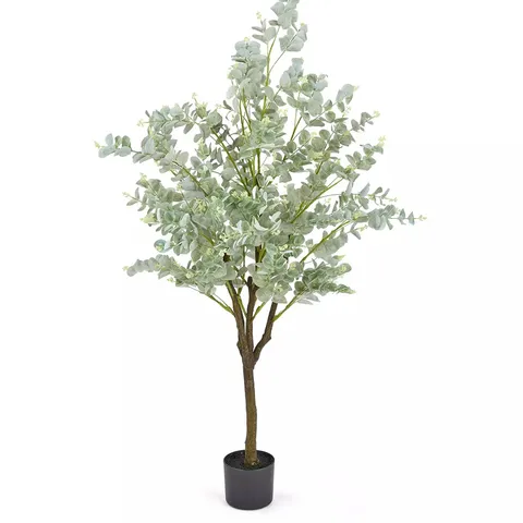 BOXED 150CM FAUX EUCALYPTUS POTTED TREE (INDOOR OR OUTDOOR) - COLLECTION ONLY