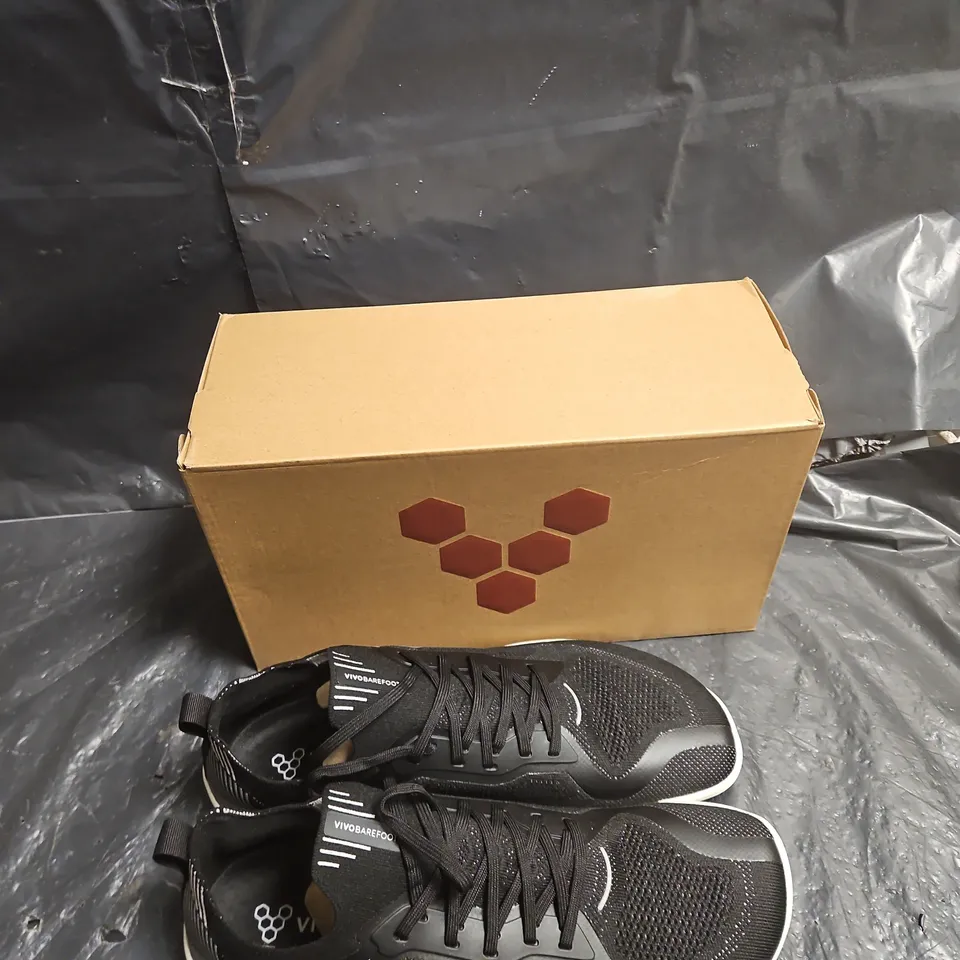 VIVOBAREFOOT PRIMUS LITE KNIT M OBSIDIAN TEXTILE – MEN'S SHOES UK SIZE 9 .