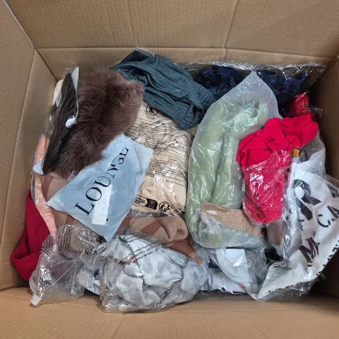 APPROXIMATELY 25 ASSORTED CLOTHING AND FASHION PRODUCTS IN VARIOUS STYLES AND SIZES - COLLECTION ONLY