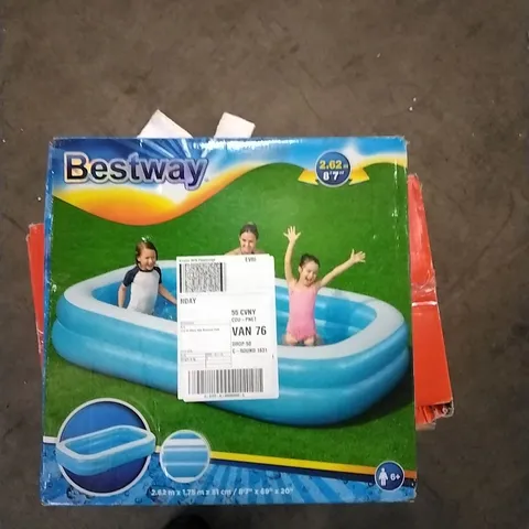 BOXED BESTWAY RECTANGLE CHILDREN'S SWIMMING POOL 