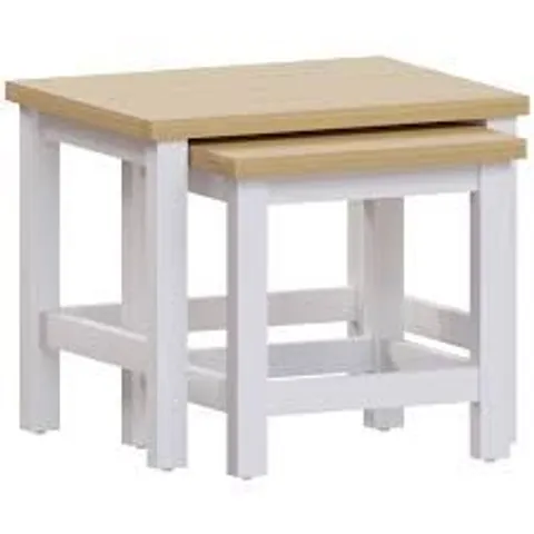 BOXED VIDA DESIGNS ARLINGTON NEST OF TABLES - WHITE