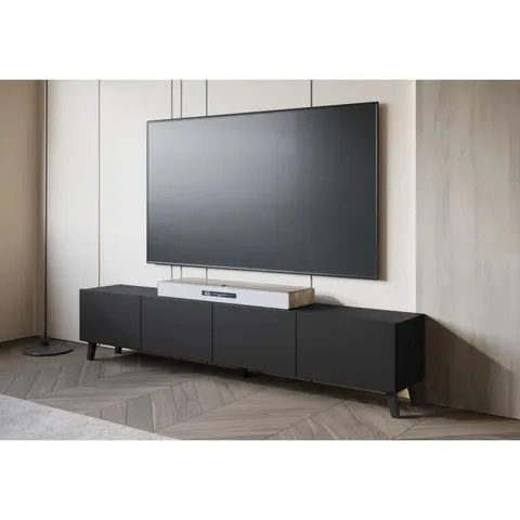 BOXED TV STAND FOR TVS UP TO 75" - BLACK (2 BOXES)