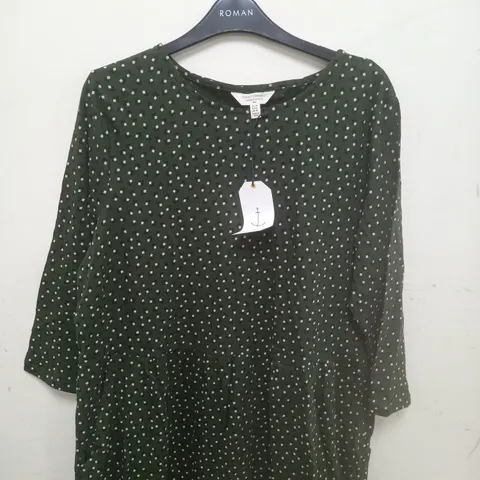 SEASALT CORNWALL SEA STREWN DRESS TULIP STICH BEECH SIZE 18