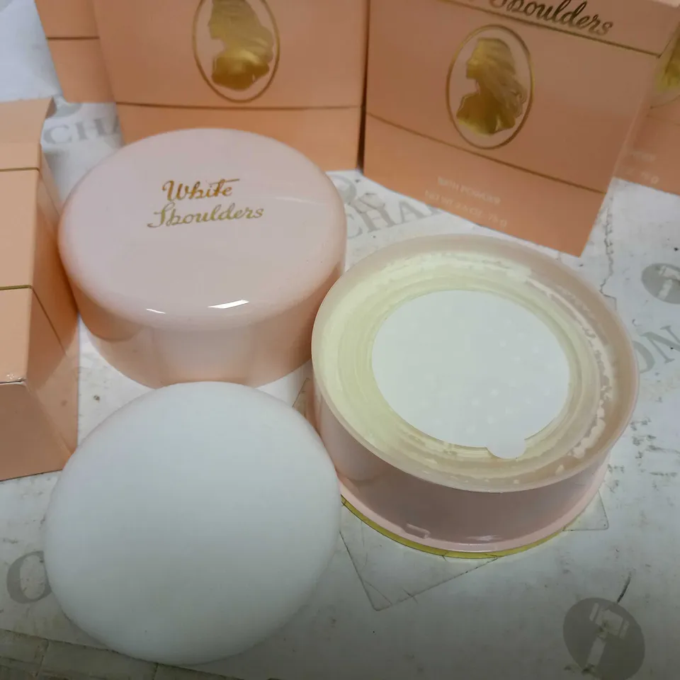 WHITE SHOULDERS BATH POWDER 75g X6
