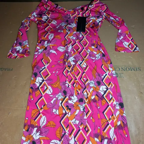 ARGGIDO FLORAL PATTERN DRESS SIZE UNSPECIFIED