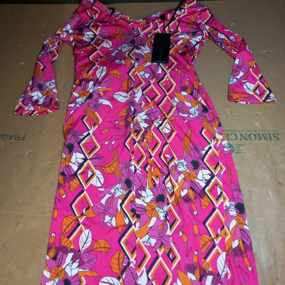 ARGGIDO FLORAL PATTERN DRESS SIZE UNSPECIFIED