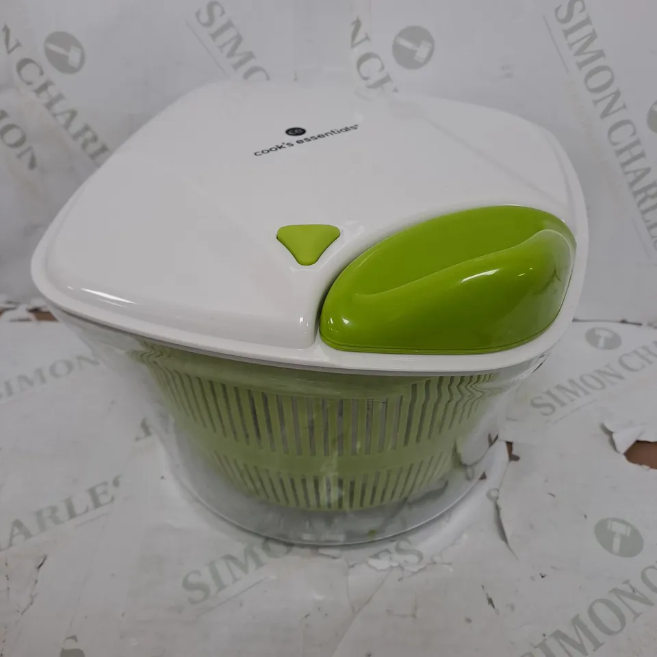 COOK'S ESSENTIALS PULL CORD SALAD SPINNER