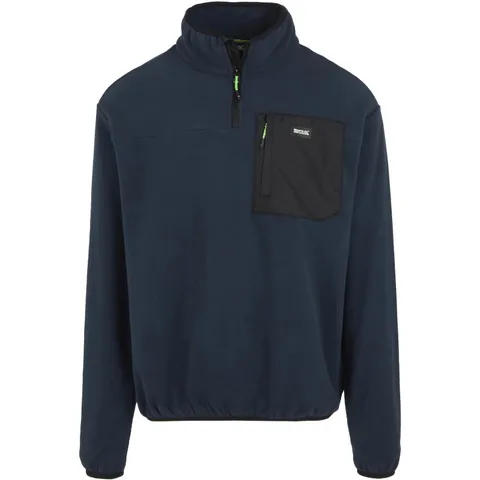 BRAND NEW REGATTA MENS FRANKIE HALF ZIP PULLOVER FLEECE IN NAVY SIZE 3XL