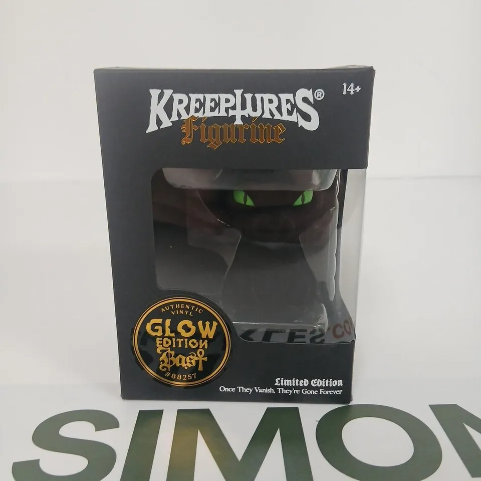 SIX BRAND NEW BOXED KILLSTAR KREEPURES FIGURINE GLOW EDITION – BAST LACK CAT VINYL FIGURE (LIMITED EDITION)