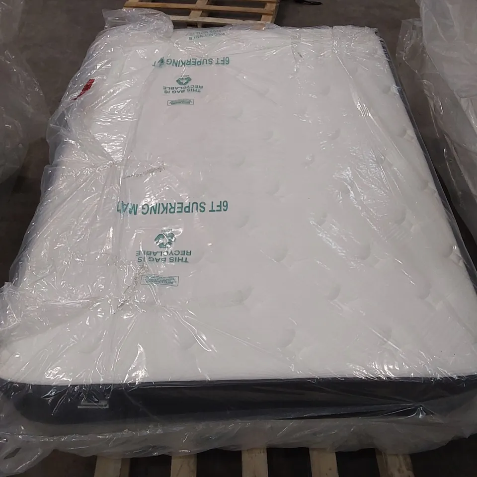 BAGGED LUXURY PILLOW TOP POCKET SPRUNG 2000 4'6" DOUBLE MATTRESS 