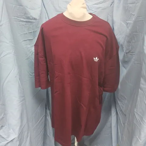 ADIDAS MAROON TβSHIRT β UK M