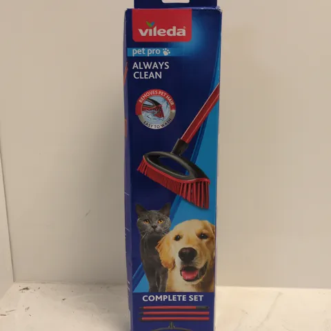 BOXED VILEDA PET PRO ALWAYS CLEAN SET