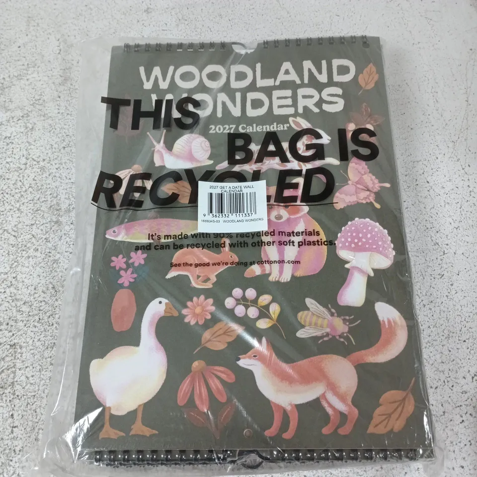 APPROXIMATELY 60 GET A DATE WALL WOODLAND WONDERS 2027 CALENDERS