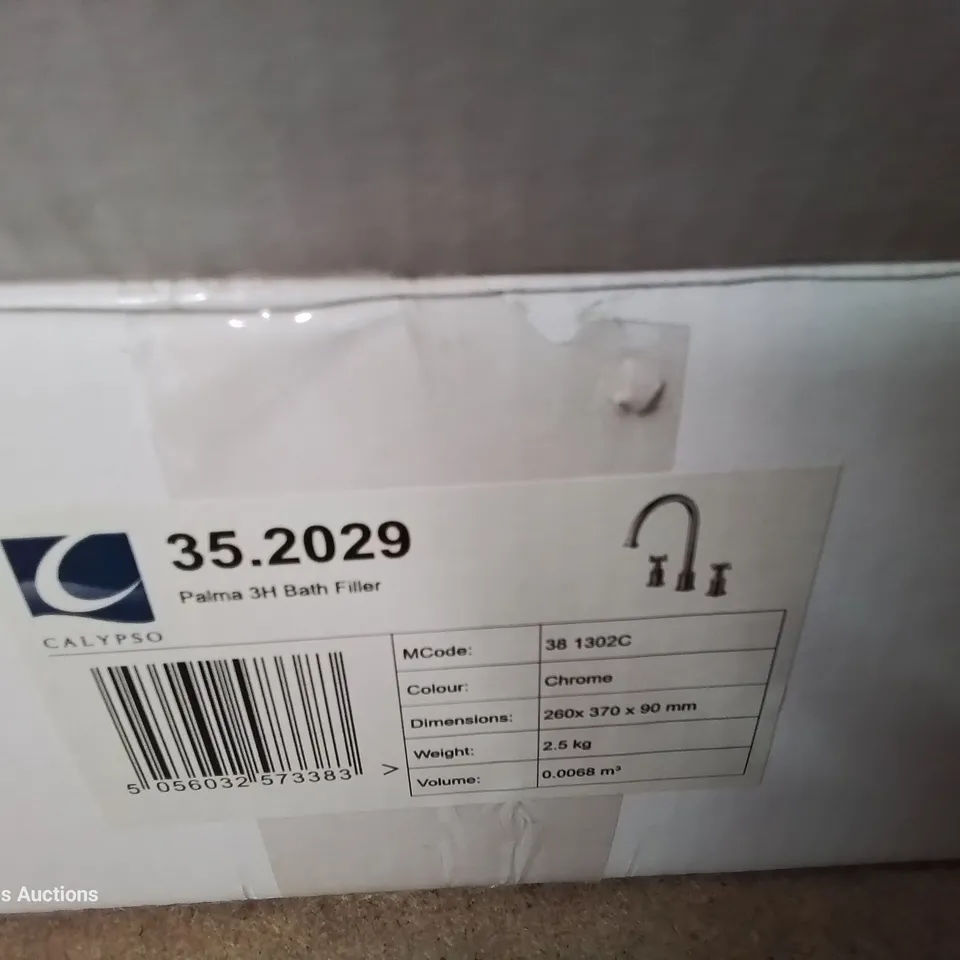 BRAND NEW DESIGNER PALMAC3 HOLE BATH FILLER CHROME