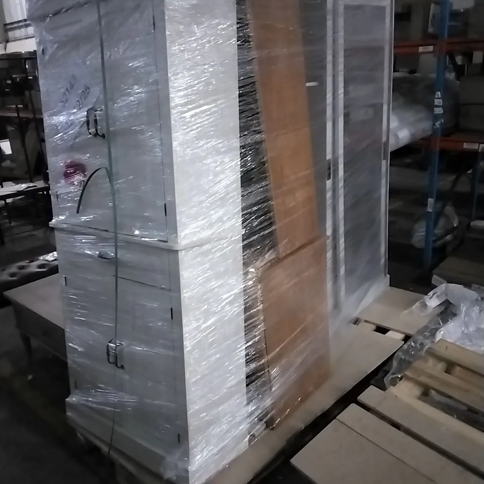 PALLET CONTAINING 3 ASSORTED DAMAGED FURNITURE PIECES