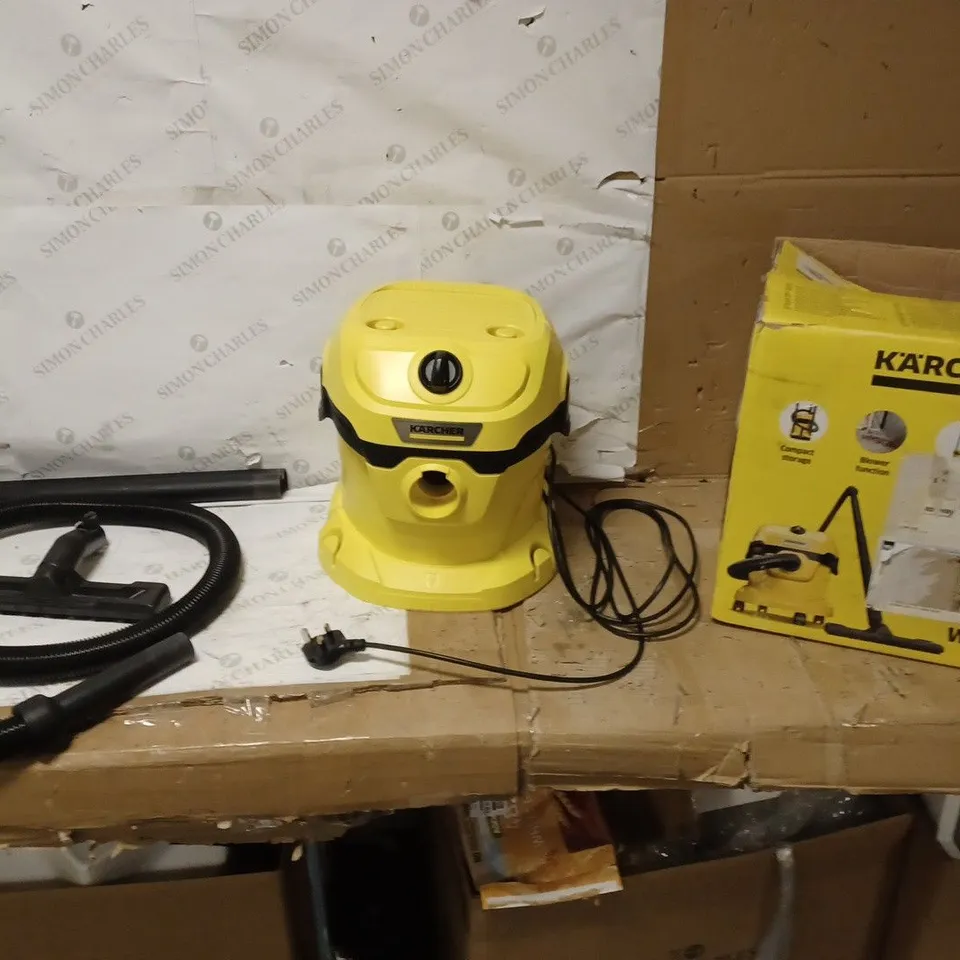 KARCHER WD2 PLUS WET AND DRY VACUUM CLEANER  RRP £67.99