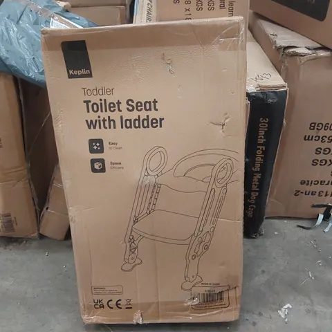 BOXED KEPLIN TODDLER TOILET SEAT WITH LADDER