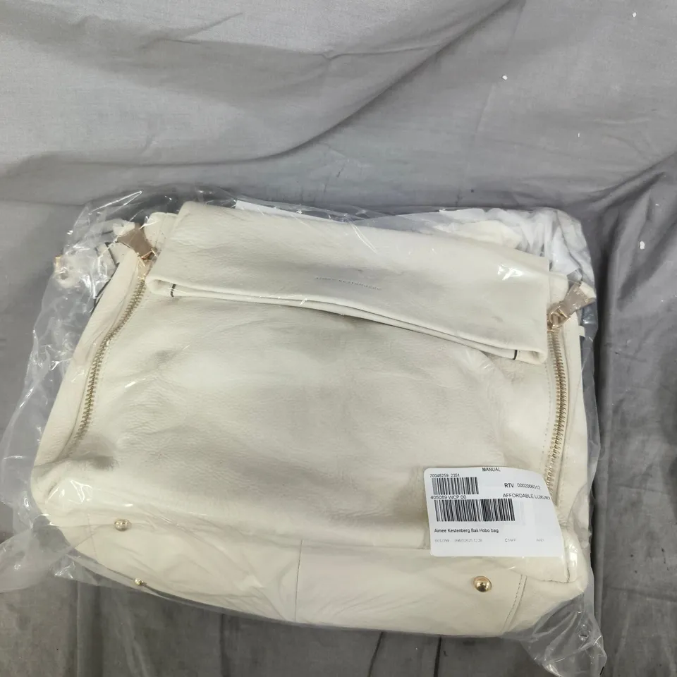 AIMEE KESTENBERG BALI HOBO BAG – BEIGE