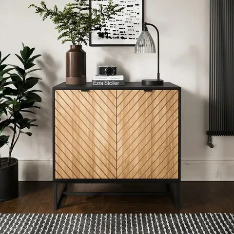 BOXED NIXON 2 DOOR SIDEBOARD (1 BOX)