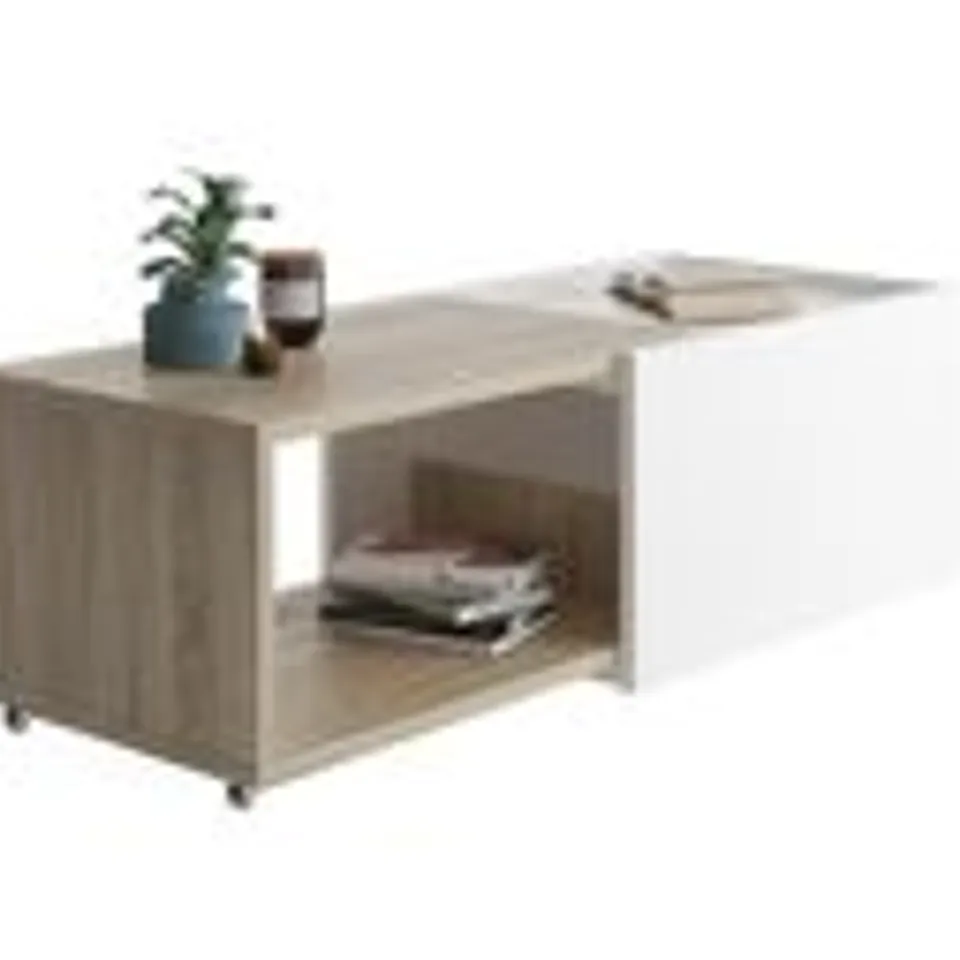 BRAND NEW BOXED STORAGE DRAWER OAK/WHITE