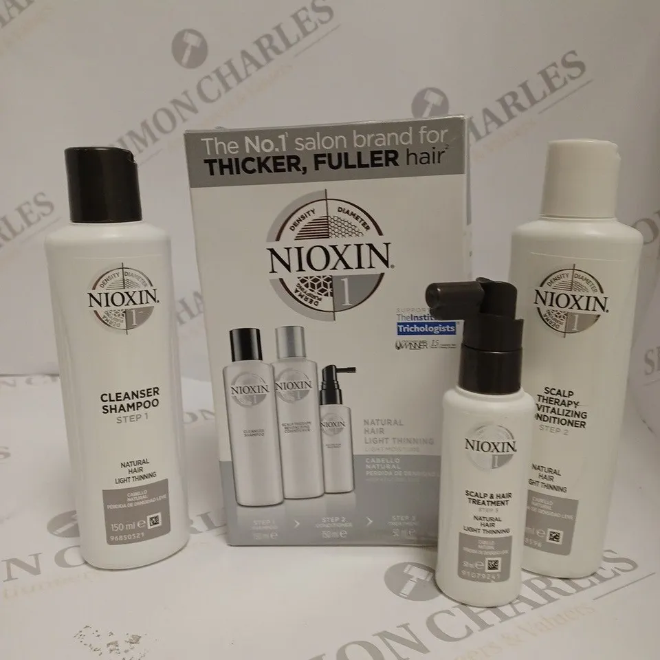 BOXED NIOXIN 3D CARE SYSTEM 3 PART KIT LIGHT MOISTURE 