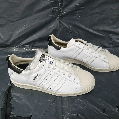 UNBOXED PAIR OF ADIDAS LUKER BY THE NEIGHBOURHOOD WHITE UK 9