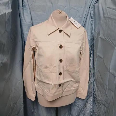 WHISTLES MIA POCKET DETAIL JACKET β UK 8 (EU 36), BEIGE